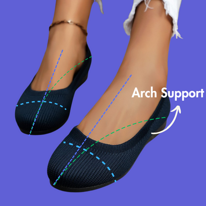 ComfortLoom® Orthopedic Arch-Support Slip Resistant Flats