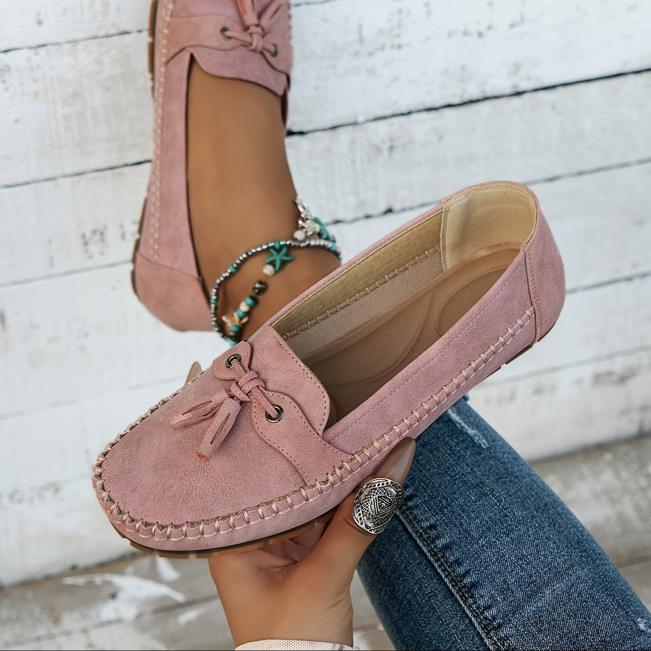 Orthopedic Arch-Support Retro Loafers