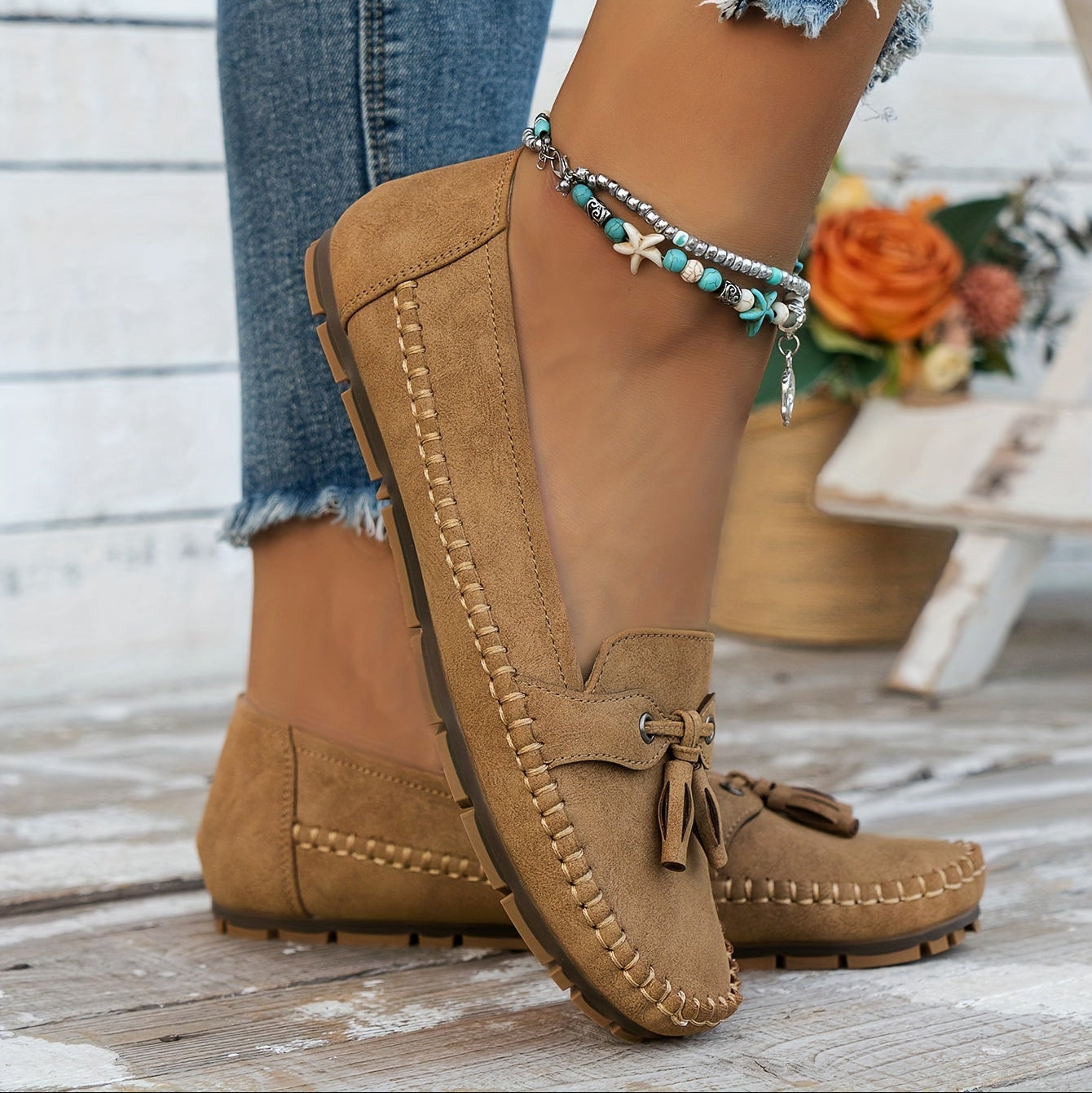 Orthopedic Arch-Support Retro Loafers