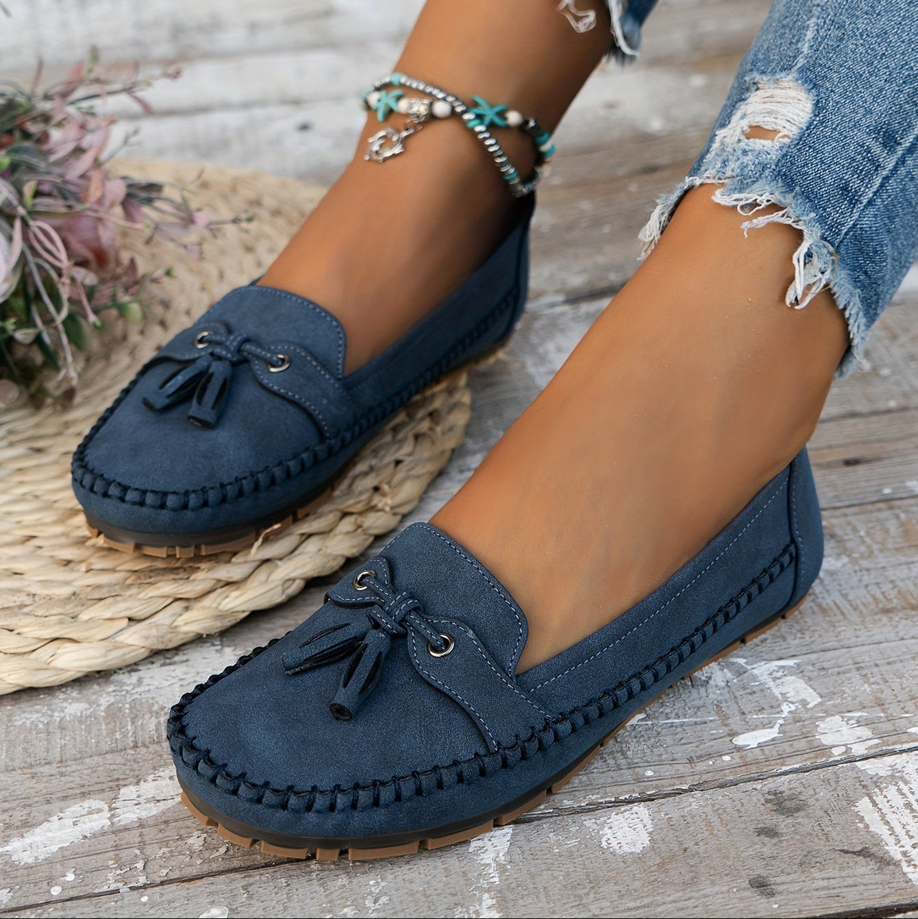 Orthopedic Arch-Support Retro Loafers